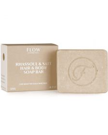 Flow Cosmetics - Biologische Shampoo Bar - Rhassoul & Salt (Hair and Body) - 120 gr