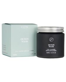 Flow - Detox Mask 3-in-1 - Reinigend & Exfoliërend Masker - 120 ml