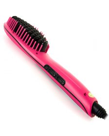 ISO Professional - Heated Ionic Brush - Roze Stijlborstel