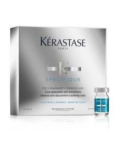Kérastase - Spécifique - Cure Apaisante - Haarkuur tegen Geïrriteerde Hoofdhuid - 12x6 ml