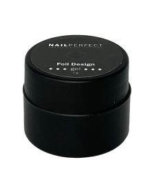 Nail Perfect - Foil Design Gel - Black - 7 gr