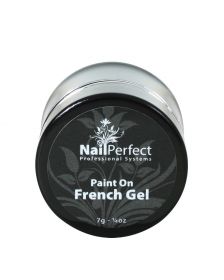 Nail Perfect - Paint On French Gel - White - 7 gr