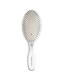 Olivia Garden - Care Oval - Nylon Haarborstel - Silver 