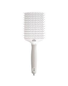 Olivia Garden - Expert Care Vent - Nylon - Silver - Haarborstel - L