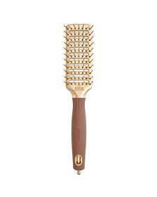 Olivia Garden - Style Vent Nylon - Gold & Brown Haarborstel