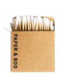 Paper & Boo - Bamboe Wattenstaafjes - 100 Stuks