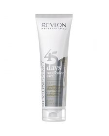 Revlon - 45 Days Color - 2 in 1 Shampoo & Conditioner - For Stunning Highlights - 275 ml
