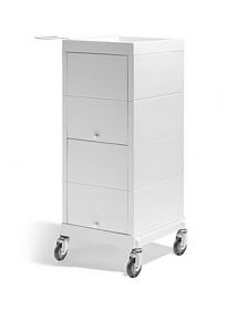 Sibel - Discrete Werkwagen Kapper - Wit