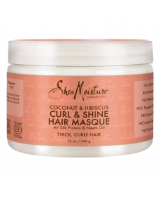 Shea Moisture - Coconut & Hibiscus - Treatment Masker - 340 gr