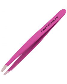 Tweezerman - Mini Slant Tweezer - Neon Pink