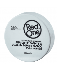 Red One - Bright White - Aqua Hair Wax - Full Force - 150 ml
