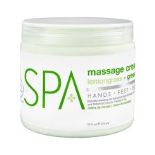 BCL SPA - Massage Cream Lemongrass+Green Tea - 473 ml