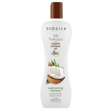 Biosilk - Silk Therapy - Coconut Oil - Moisturizing Shampoo - 355 ml