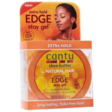 Cantu - Shea Butter - Natural Edge Stay Gel - 64 gr