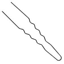 Comair - Haarspelden - Zwart - 5,5 cm - 50 Stuks
