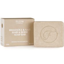 Flow Cosmetics - Biologische Shampoo Bar - Rhassoul & Salt (Hair and Body) - 120 gr