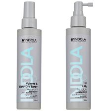 Indola - Styling - Volume Essentials - Volume & Blow Dry Spray & Lift it up Volume Spray - Set