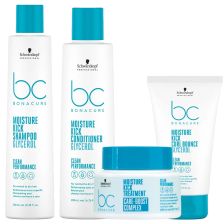 Schwarzkopf - BC Bonacure - Moisture Kick - Voordeelset voor krullend / wavy haar