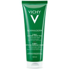 Vichy Normaderm 3-in-1 Cleanser Scrub Mask 125 ml