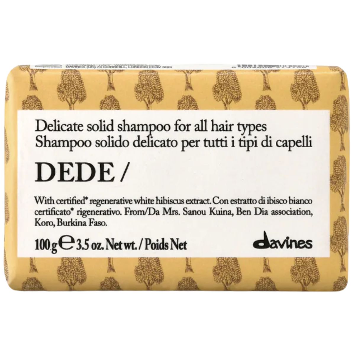 Davines - DEDE Shampoo Bar - 100 gr 1