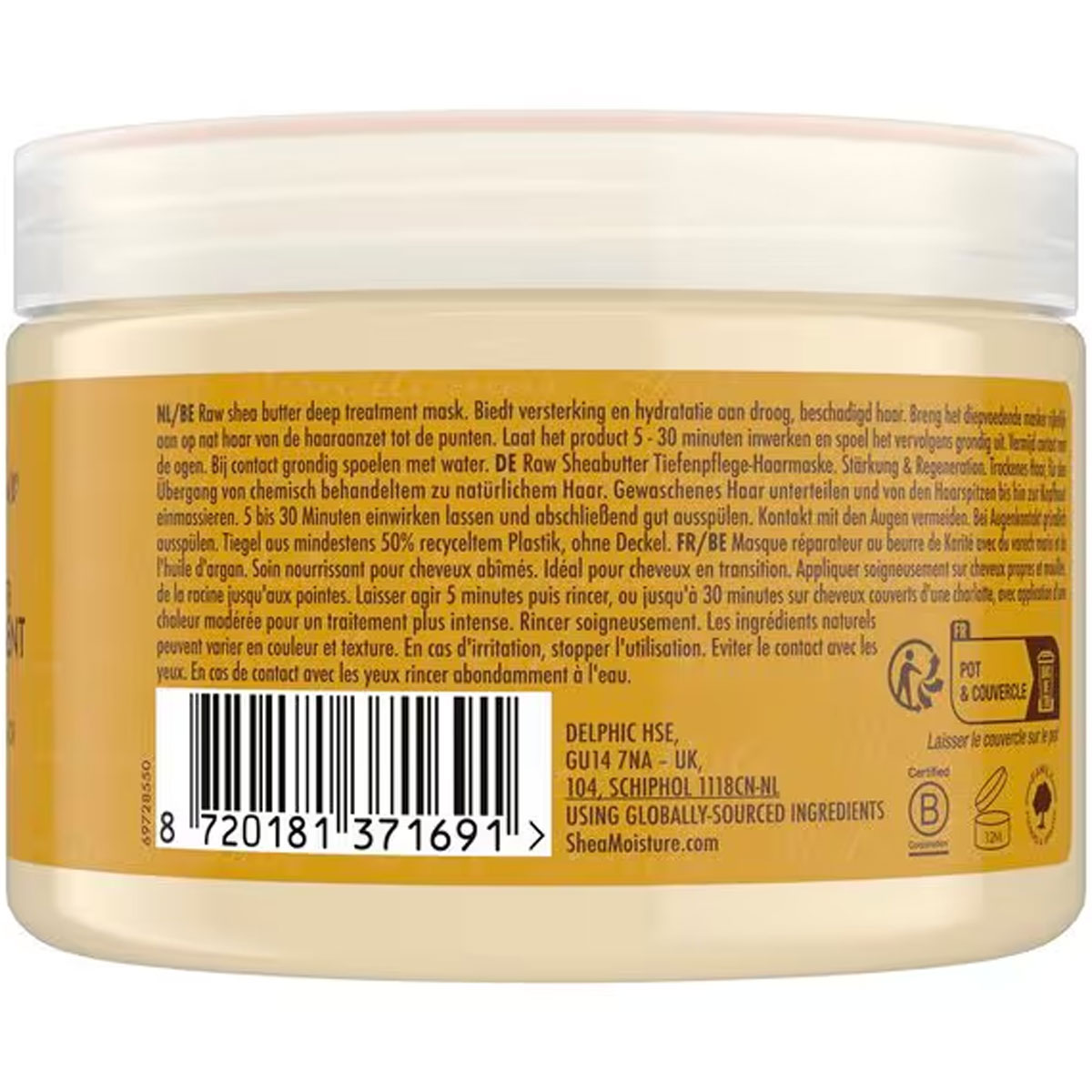Shea Moisture - RSB Deep Treatment Masker - 355 ml 3
