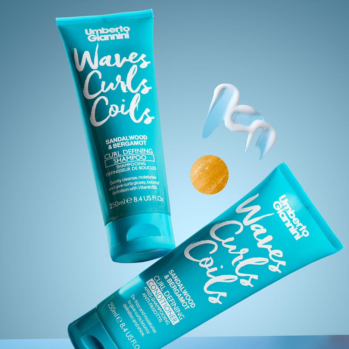 Umberto Giannini - Mens Waves, Curls & Coils Wash - 250 ml 2