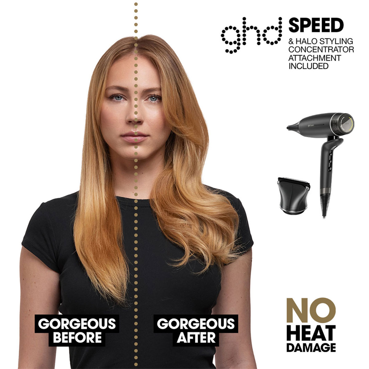 ghd - Speed Hair Dryer Matte Black 4
