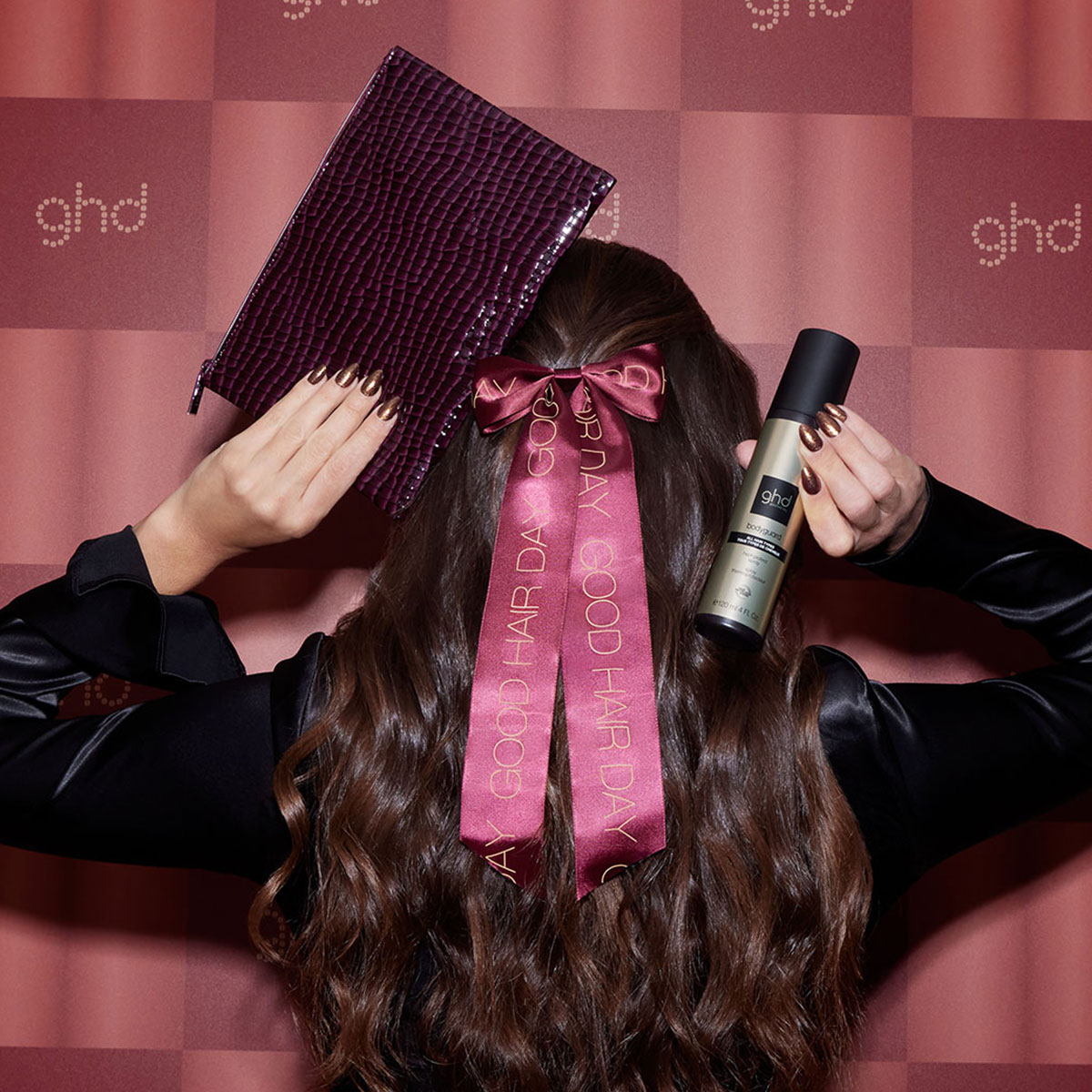 ghd - Giftset Bodyguard Heat Protect Spray/Haarclip - Cherry Chic Collection 4
