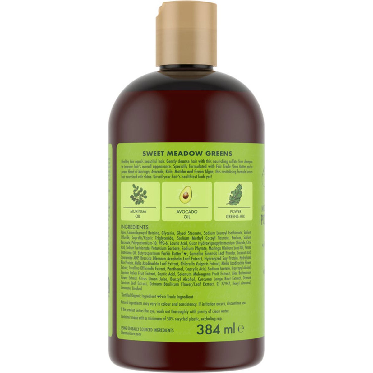 Shea Moisture - M&A Power Greens Shampoo - 384 ml 3