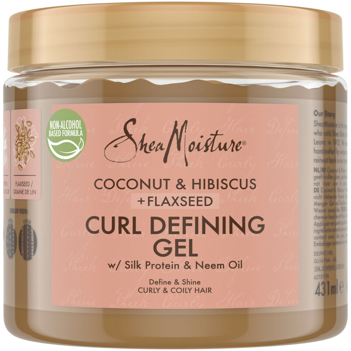 Shea Moisture - Coconut & Hibiscus Curl Defining Gel - 431 ml
