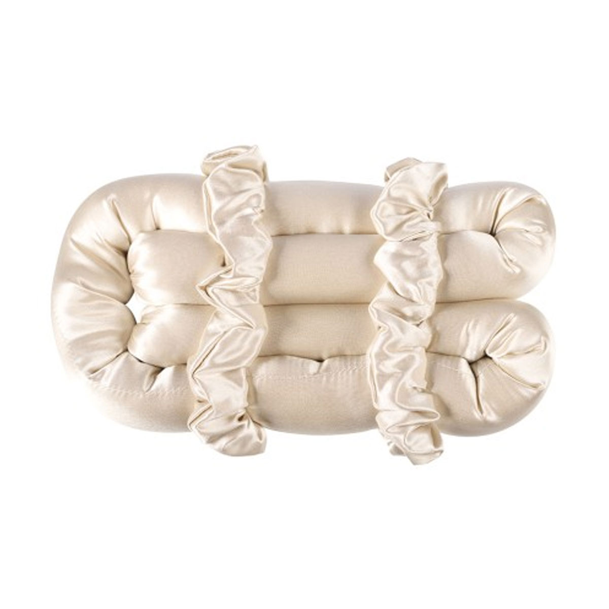 Beauty Pillow - Luxury Silk Heatless Curls - Champagne 1