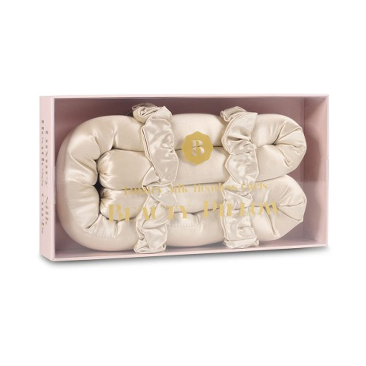Beauty Pillow - Luxury Silk Heatless Curls - Champagne 3