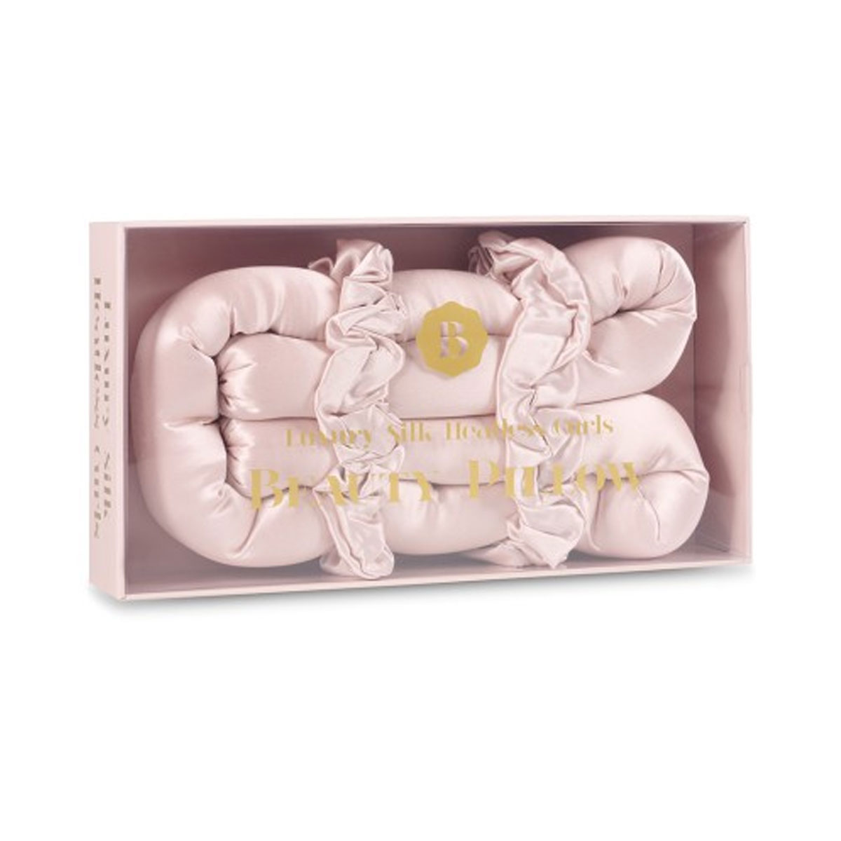 Beauty Pillow - Luxury Silk Heatless Curls - Pink