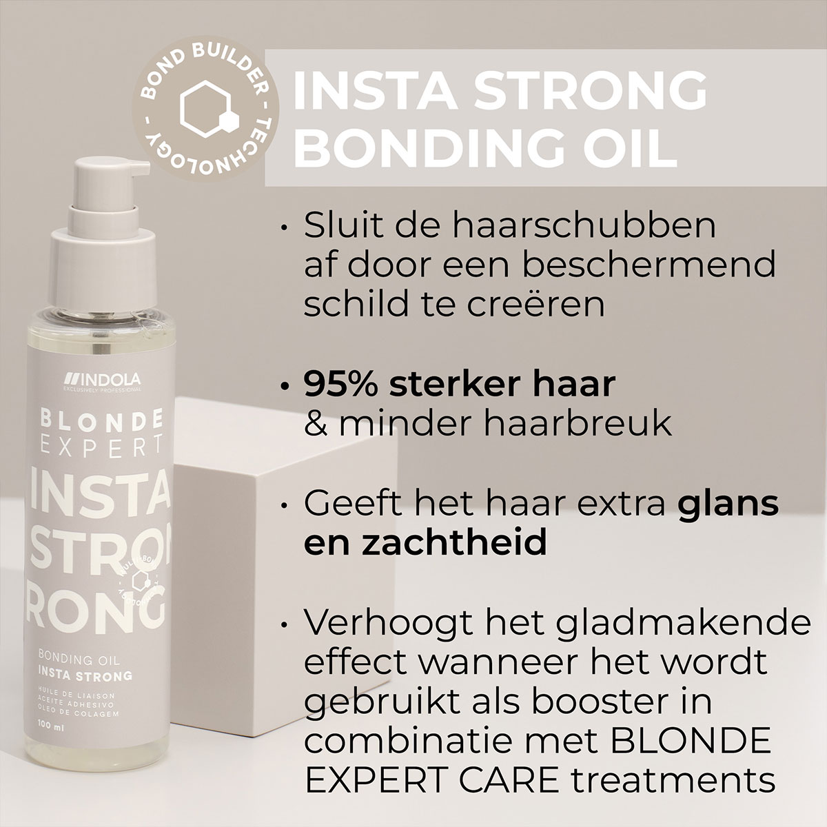 Indola - Blonde Expert - InstraStrong Bond Oil - 100 ml 3