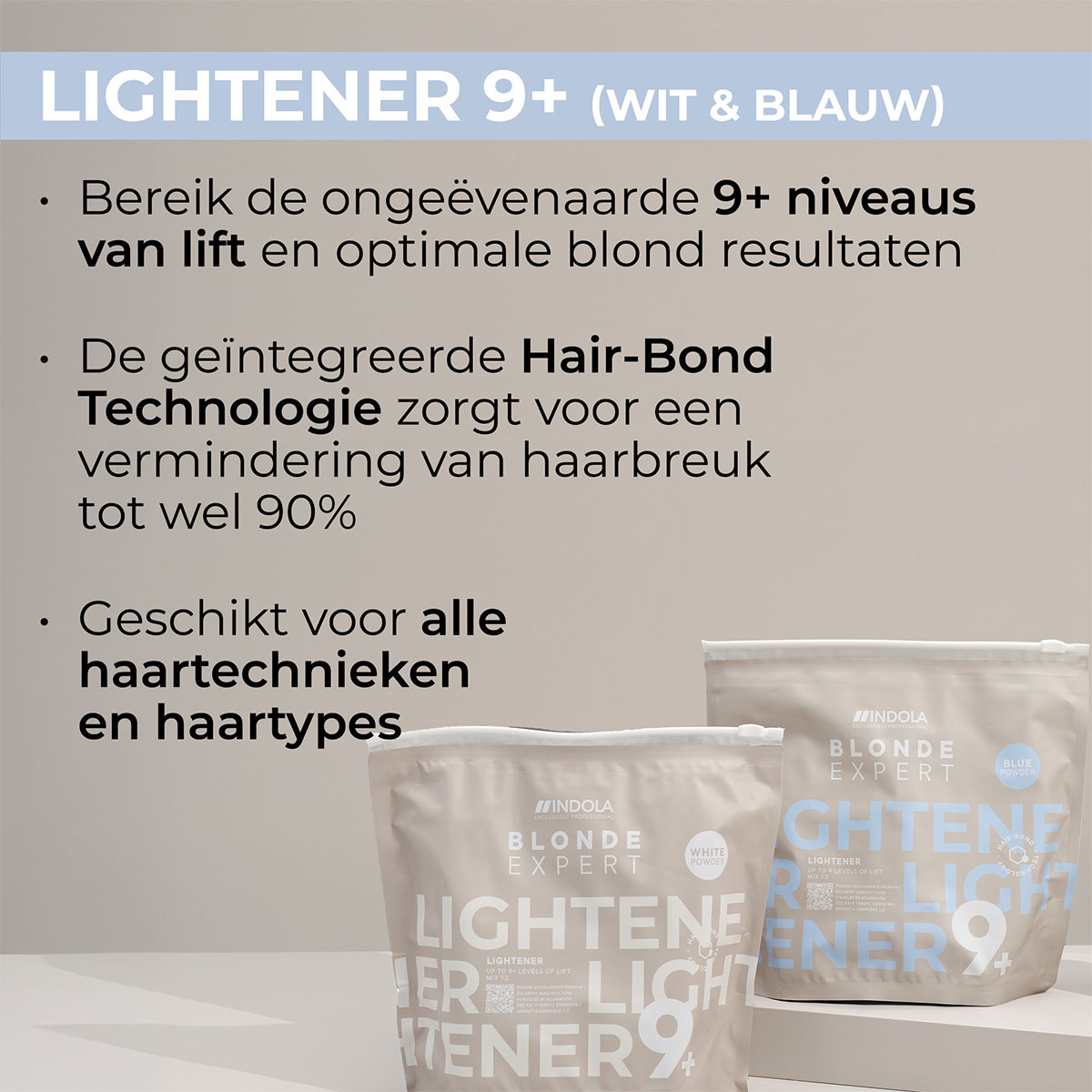 Indola - Blonde Expert - Lightener 9+ Blue - 450 gr 3