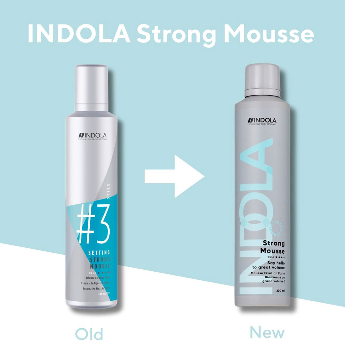 Indola - Strong Mousse - 200 ml 3