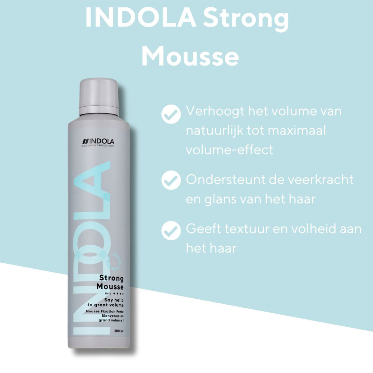 Indola - Strong Mousse - 200 ml 4