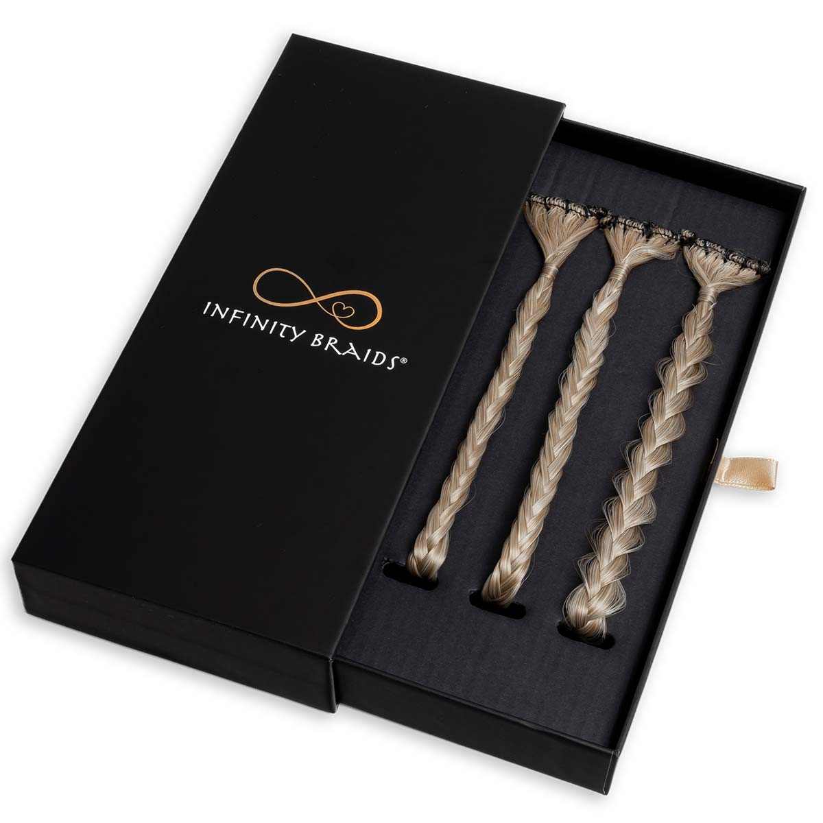Ifinity Braid Infinity Braids Infinity Braidies Mini Satin Caramel - morgen in huis