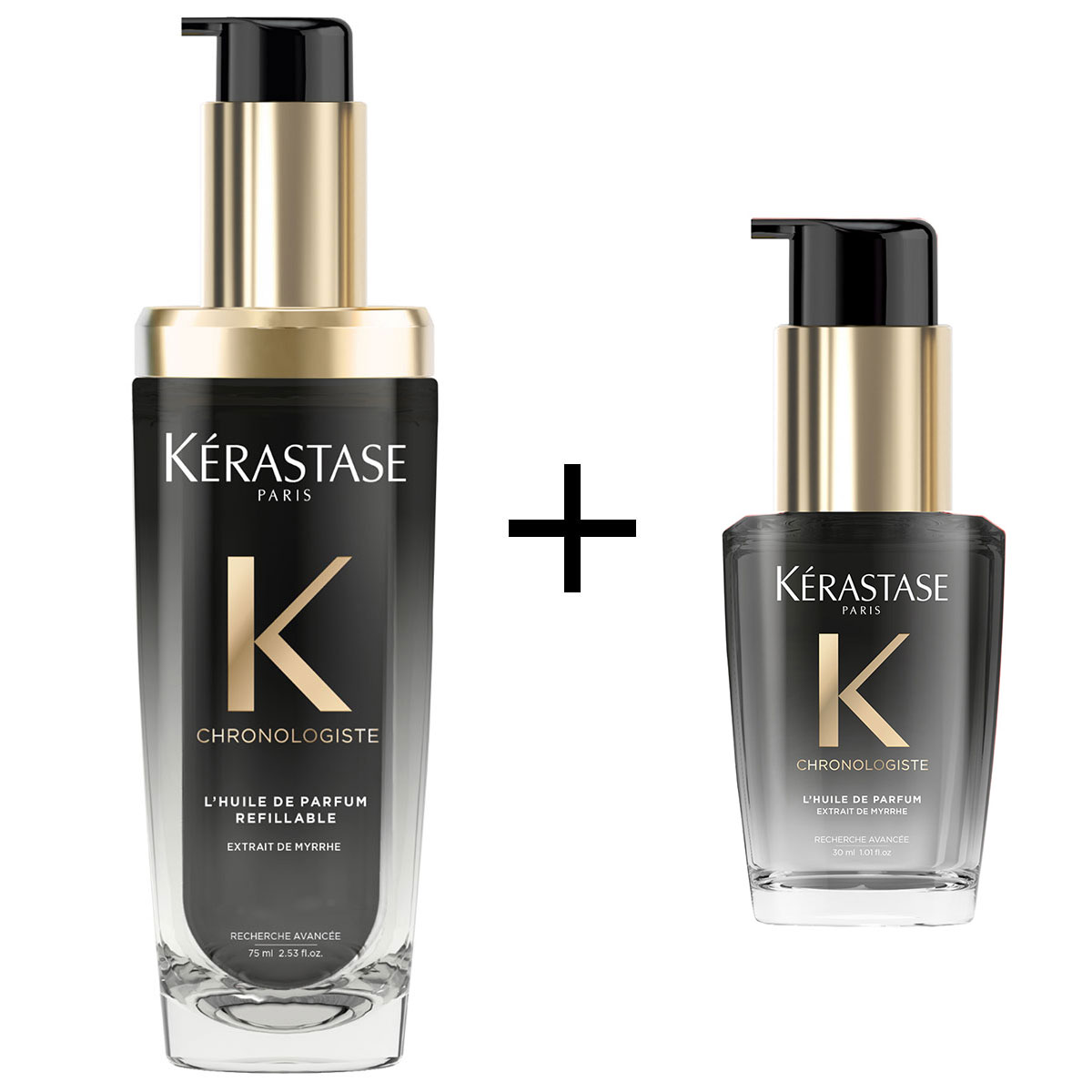Kérastase - Chronologiste L'Huile de Parfum Navulbaar Haarolie 75 ml + 30 ml - Voordeelset 1