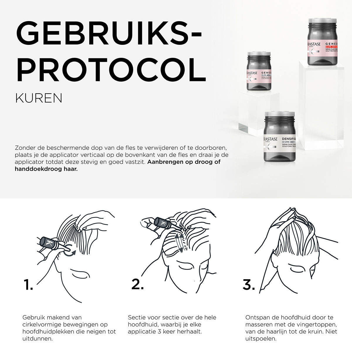 Kérastase - Genesis Cure Apaisante Anti-Inconforts Haarkuur tegen Jeuk, Irritaties en Ontstekingen op de Hoofdhuid - 12 x 6 ml 5