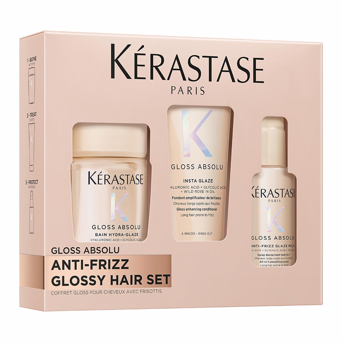 Kérastase - Gloss Absolu Discovery Set Mini Trio voor Anti - Frizz Haar