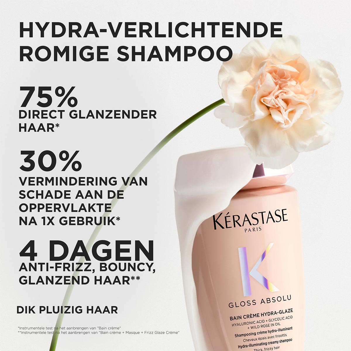 Kérastase - Gloss Absolu Bain Riche Crème Hydra-Glaze Shampoo Mini voor Dik & Pluizig Haar - 80 ml 4