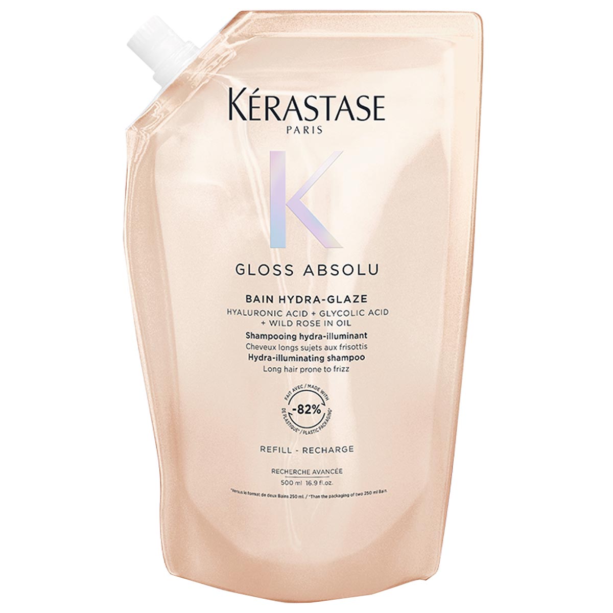 Kérastase - Gloss Absolu Bain Hydra-Glaze Refill Shampoo voor Lang en Pluizig Haar - 500 ml 1