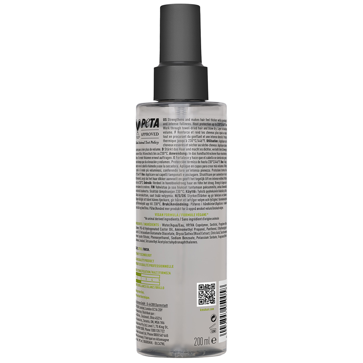 KMS - Add Volume Volumizing Spray - 200 ml 3