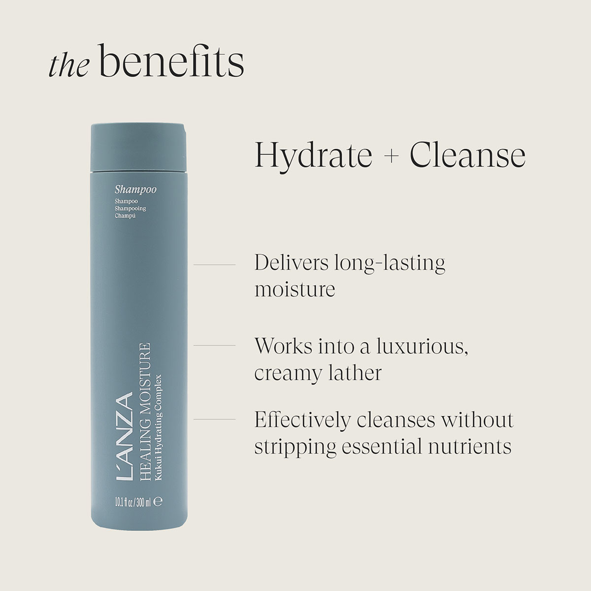 L'Anza - Healing Moisture Shampoo - 300 ml 2