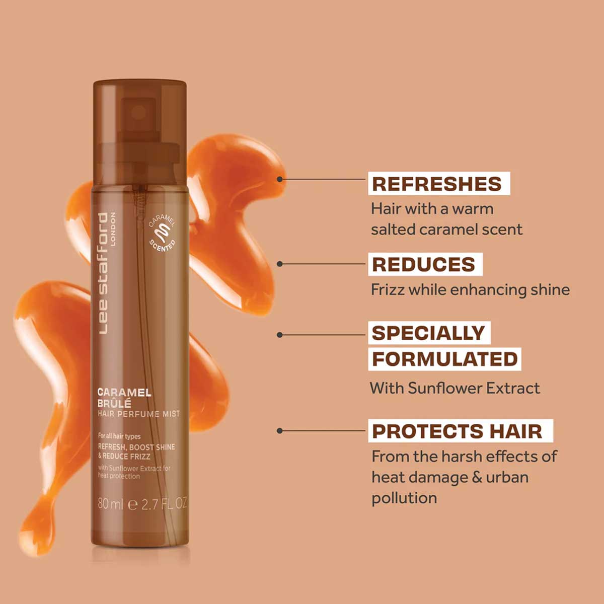 Lee Stafford - Hair Perfume Mist Caramel Brûlé - 80 ml 3