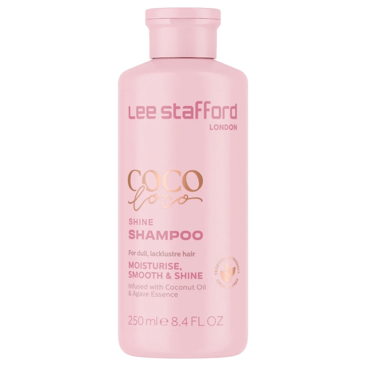 Lee Stafford Coco Loco Shine Shampoo Herstelt Droog en Beschadigd