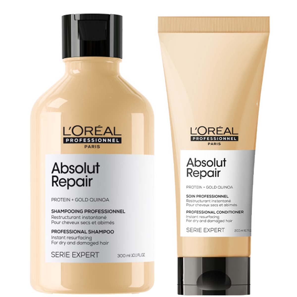 L'Oréal Professionnel - Absolut Repair Shampoo + Conditioner - Voordeelset voor Droog Beschadigd Haar 1