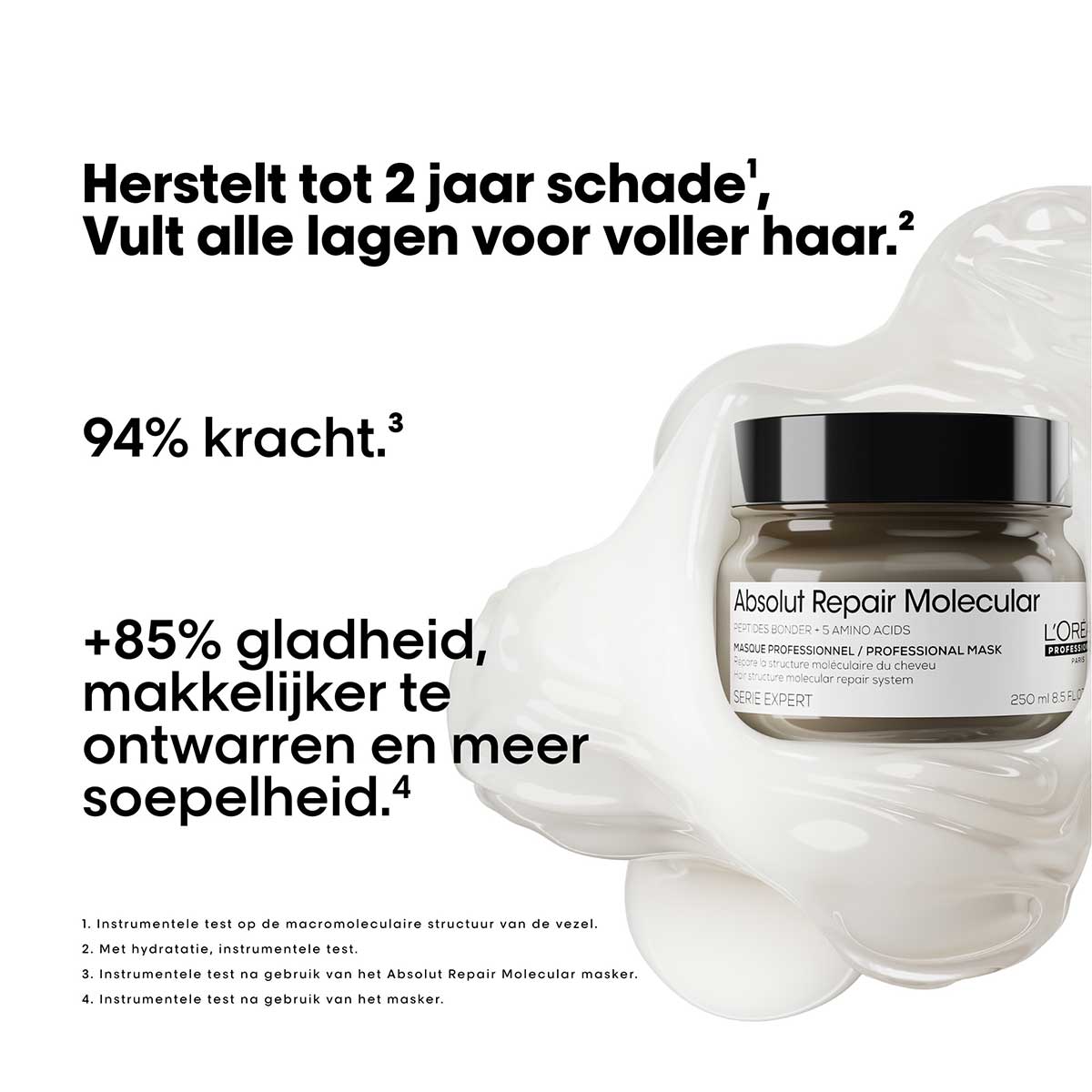 L'Oréal Professionnel - Absolut Repair Molecular Shampoo + Mask - Voordeelset 5