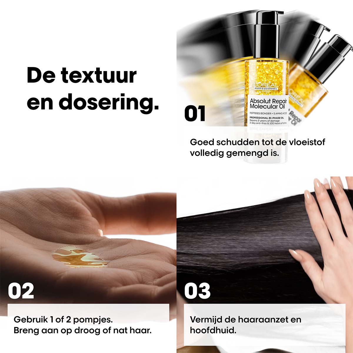 L'Oréal Professionnel - Absolut Repair Molecular Bi-Phase Hair Oil - 90 ml 2